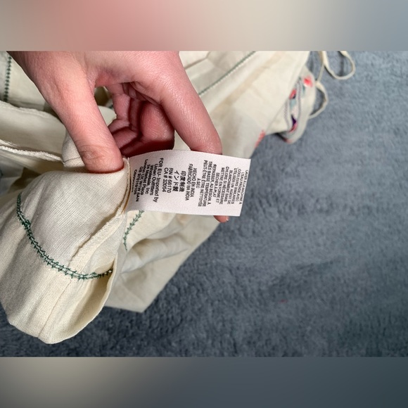 Free people embroidered Dress small baby doll mini - Picture 9 of 16